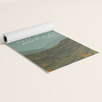 "Take Heart, Dear Traveller, Light Will Meet You In Wild Places." | Landscape Design Yoga Mat Gallery Image 2