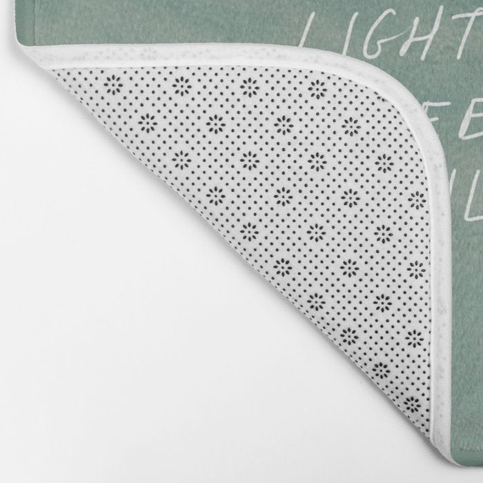 "Take Heart, Dear Traveller, Light Will Meet You In Wild Places." | Landscape Design Bath Mat Gallery Image 2