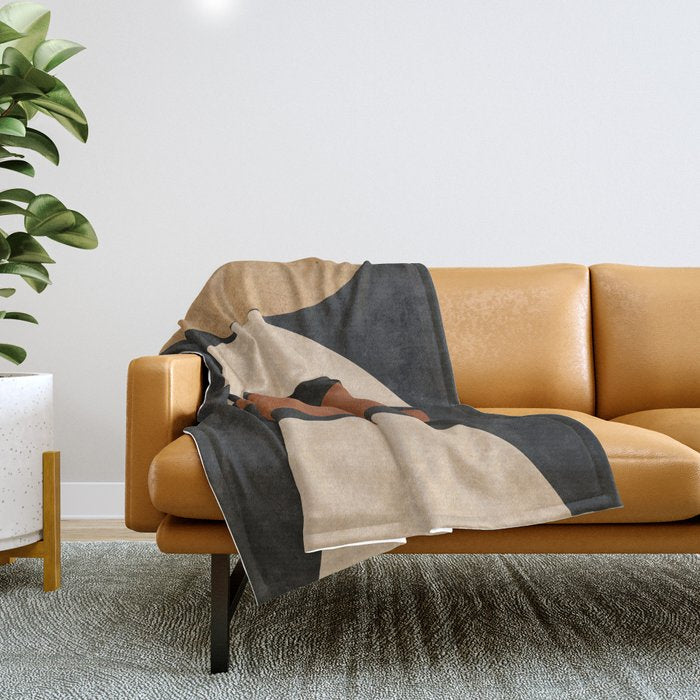 abstract minimal 23/3 Throw Blanket Gallery Image 1