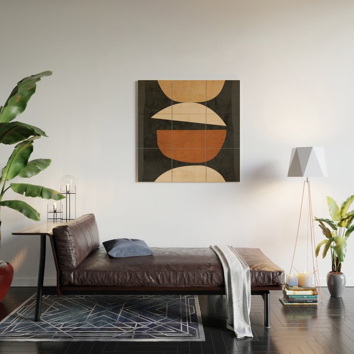 abstract minimal 23/3 Wood Wall Art Gallery Image 2