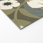 Flower Blossoms and Leaves Welcome Mat Gallery Image 2