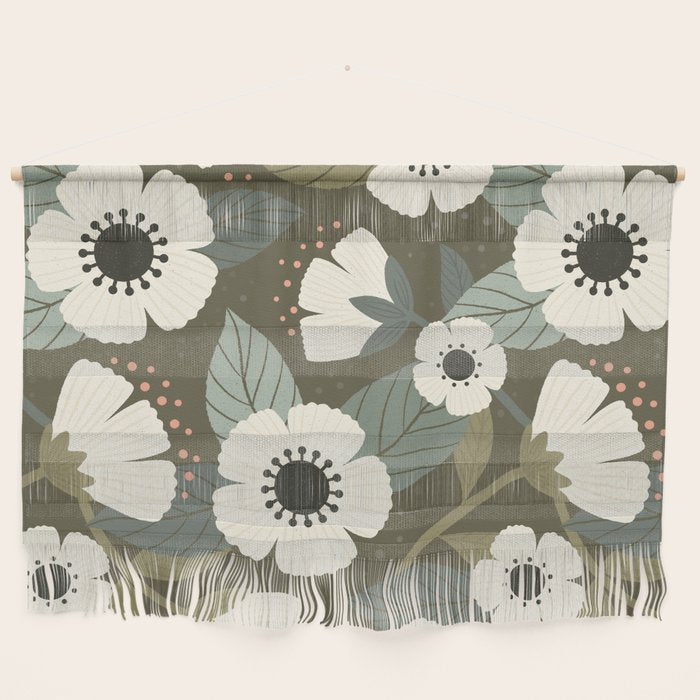 Flower Blossoms and Leaves Wall Hanging Gallery Image 1