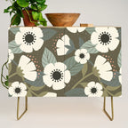 Flower Blossoms and Leaves Credenza Gallery Image 1