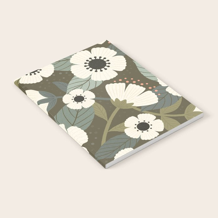 Flower Blossoms and Leaves Notebook Gallery Image 2