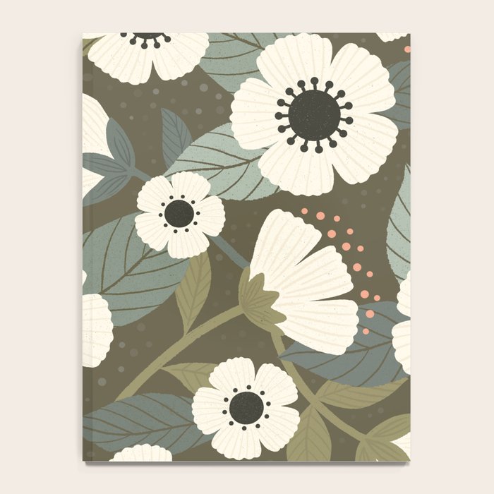 Flower Blossoms and Leaves Notebook Gallery Image 4