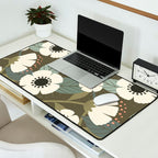 Flower Blossoms and Leaves Desk Mat Gallery Image 2