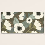 Flower Blossoms and Leaves Desk Mat Gallery Image 3