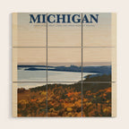 Visit Michigan Wood Wall Art Gallery Image 1