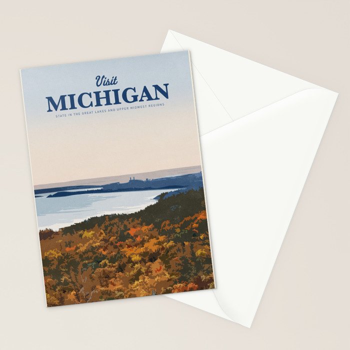 Visit Michigan Stationery Card Gallery Image 2