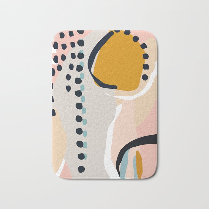 modern abstract Bath Mat Gallery Image 1
