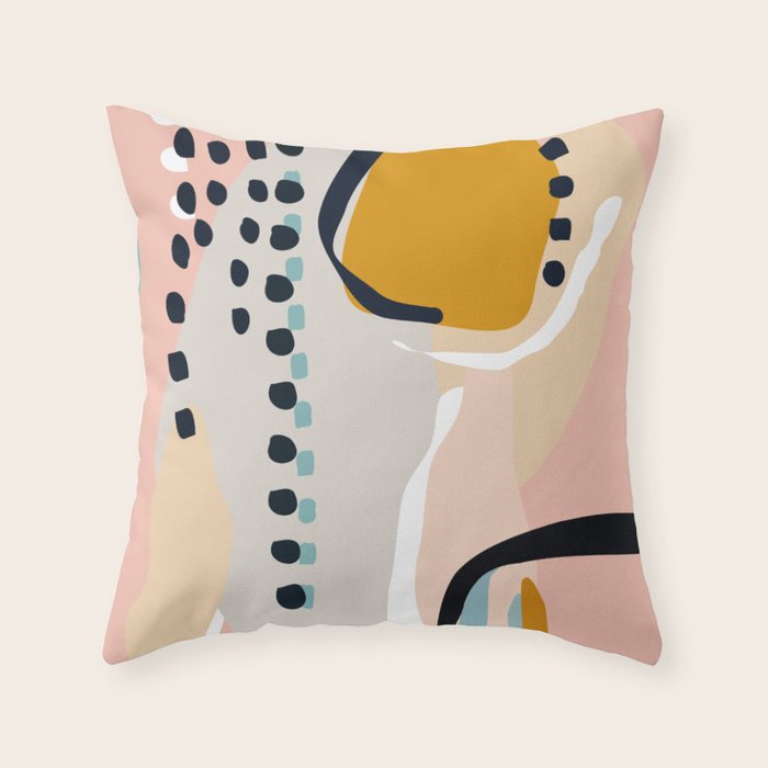 modern abstract Throw Pillow Gallery Image 6
