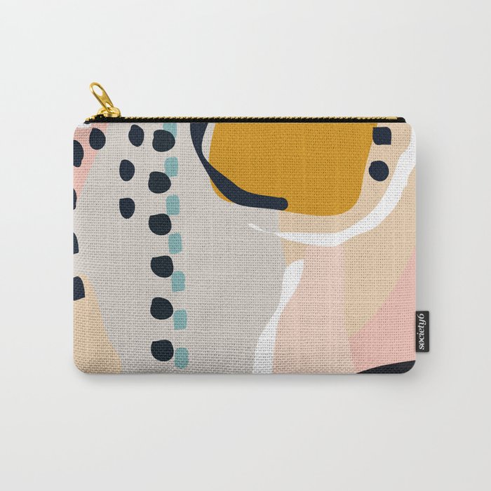 modern abstract Carry All Pouch Gallery Image 1