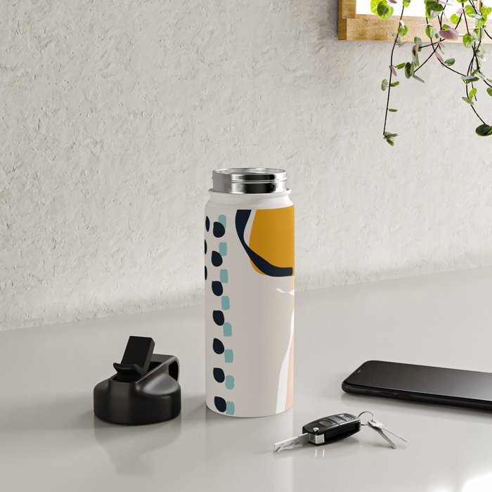 modern abstract Water Bottle Gallery Image 4