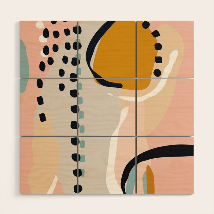 modern abstract Wood Wall Art Gallery Image 1