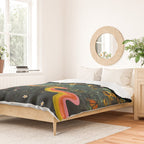 Autumn Sunflower Collage Duvet Cover Gallery Image 2