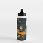 Autumn Sunflower Collage Water Bottle Gallery Image 3