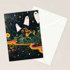 Autumn Sunflower Collage Stationery Card Gallery Image 2