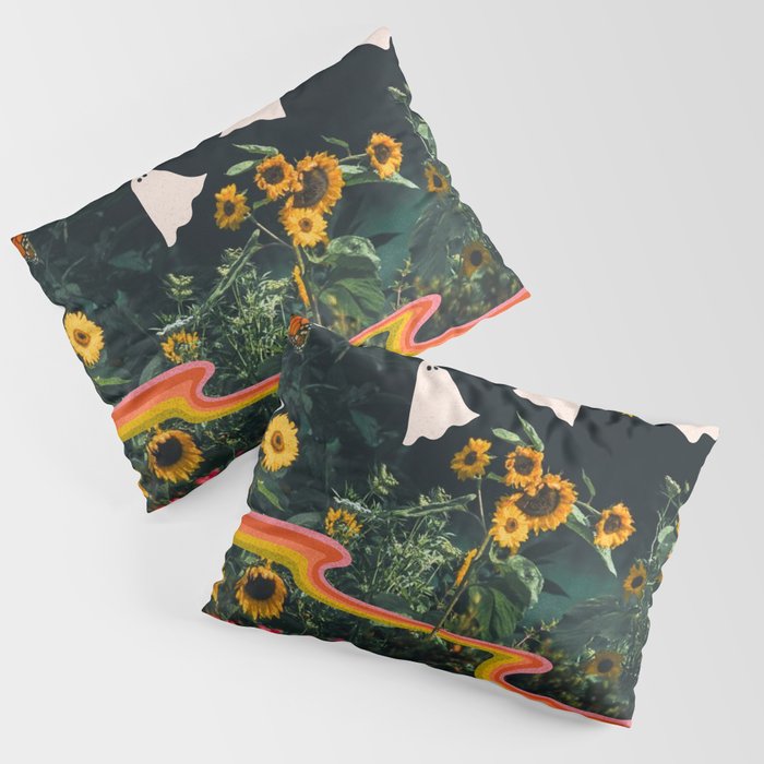 Autumn Sunflower Collage Pillow Sham Gallery Image 3