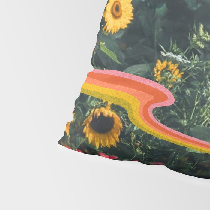 Autumn Sunflower Collage Pillow Sham Gallery Image 4