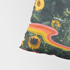 Autumn Sunflower Collage Pillow Sham Gallery Image 4