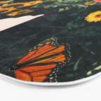 Autumn Sunflower Collage Bath Mat Gallery Image 3