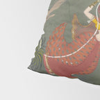 Antique Indian Painted Illustration The Swing Pillow Sham Gallery Image 4