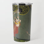 Antique Indian Painted Illustration The Swing Travel Mug Gallery Image 1