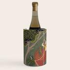 Antique Indian Painted Illustration The Swing Wine Chiller Gallery Image 2