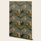 Antique Indian Painted Illustration The Swing Wallpaper Gallery Image 2