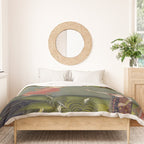 Antique Indian Painted Illustration The Swing Duvet Cover Gallery Image 3