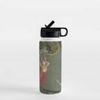 Antique Indian Painted Illustration The Swing Water Bottle Gallery Image 1