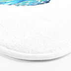 Coastal. Sea turtle. Watercolor. Bath Mat Gallery Image 3