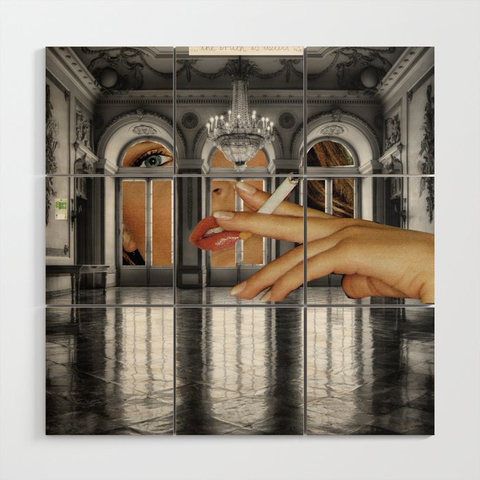 schoene aussichten Â· rauchen in innenraÌumen Wood Wall Art Gallery Image 1