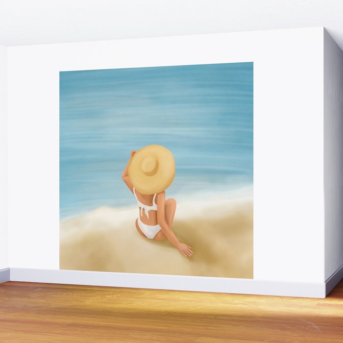 Beach Morning Wall Mural Gallery Image 2