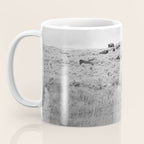 Montana Buffalo Bison | Black and White Montana Photography Coffee Mug Gallery Image 3