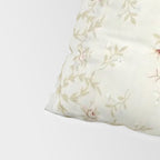 Antique French Aubusson Carpet Cream Rose Sage Floral Pillow Sham Gallery Image 4