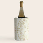 Antique French Aubusson Carpet Cream Rose Sage Floral Wine Chiller Gallery Image 2