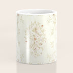 Antique French Aubusson Carpet Cream Rose Sage Floral Coffee Mug Gallery Image 4
