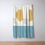 Sunny ocean Window Curtain Gallery Image 3