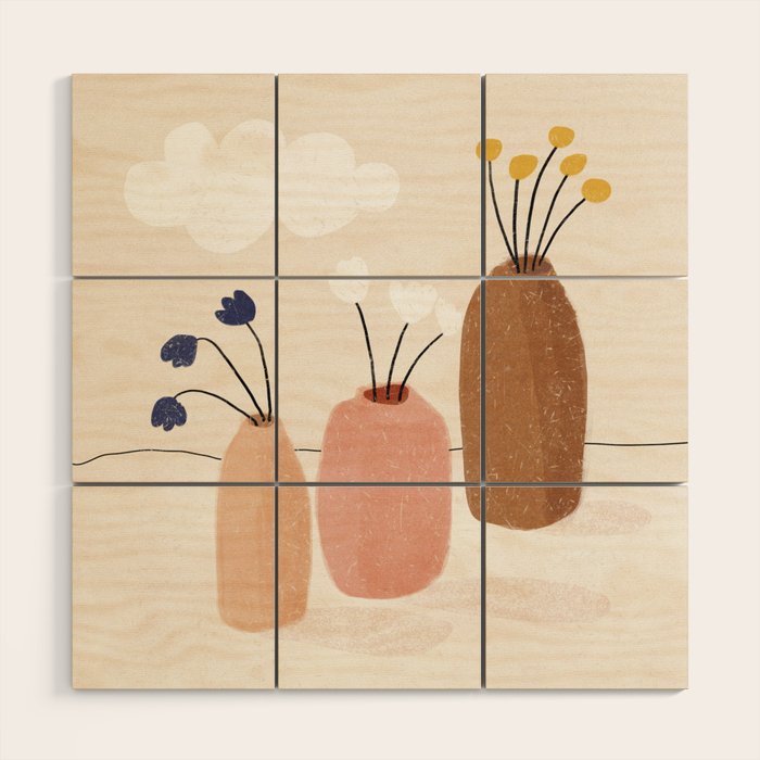 Cloudy Still Life No.2  Wood Wall Art Gallery Image 1