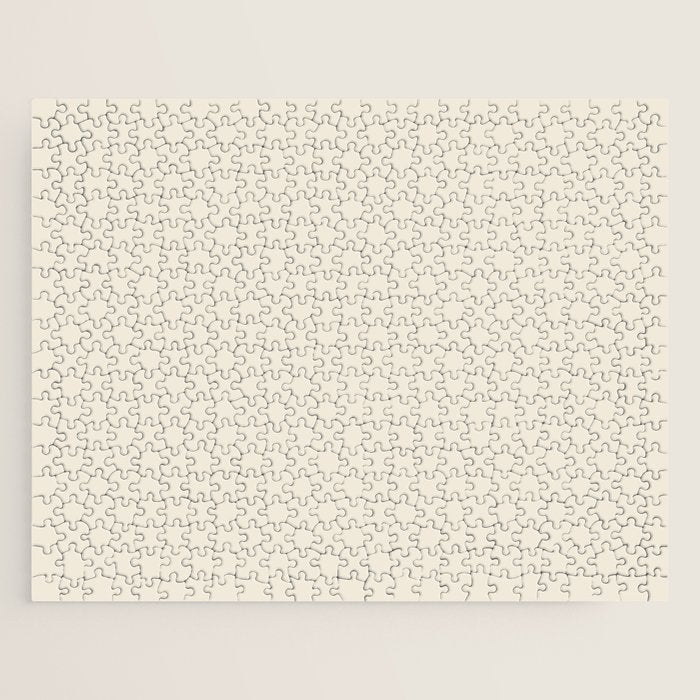 Neutral Cream Beige Solid Jigsaw Puzzle Gallery Image 1