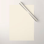 Neutral Cream Beige Solid Wrapping Paper Gallery Image 1