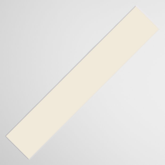 Neutral Cream Beige Solid Table Runner Gallery Image 3