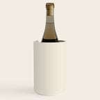 Neutral Cream Beige Solid Wine Chiller Gallery Image 2