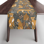 Wild Cheetah Pattern II - Autumn Table Runner Gallery Image 1