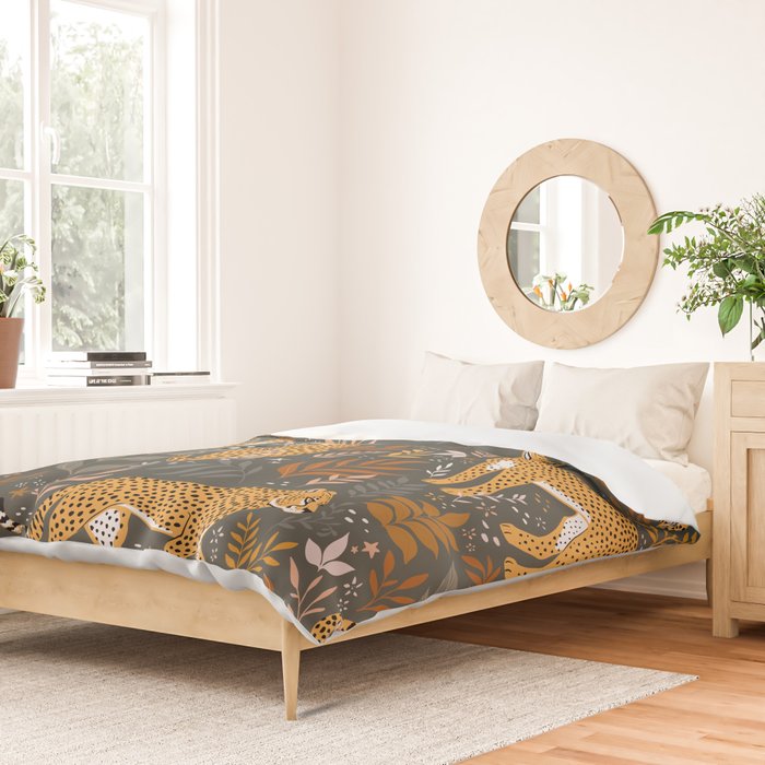 Wild Cheetah Pattern II - Autumn Duvet Cover Gallery Image 2