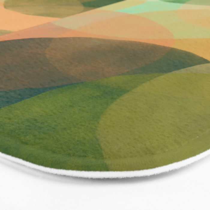 Modern Abstract Art Print - Organic Abstract #10 Bath Mat Gallery Image 3