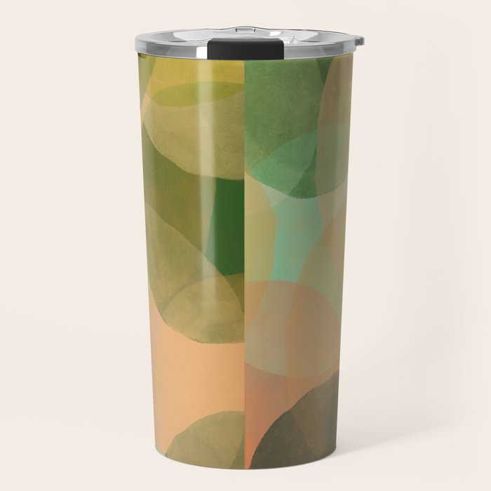 Modern Abstract Art Print - Organic Abstract #10 Travel Mug Gallery Image 1