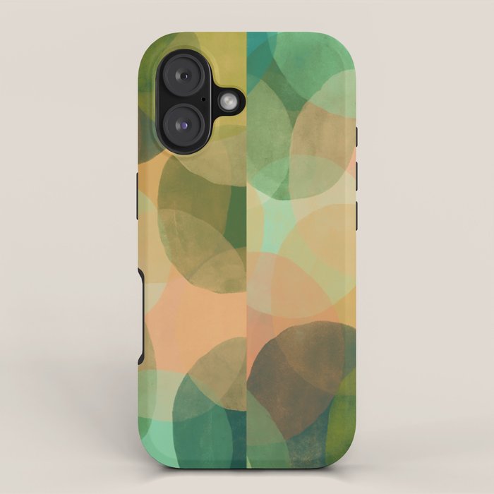 Modern Abstract Art Print - Organic Abstract #10 iPhone Case Gallery Image 1