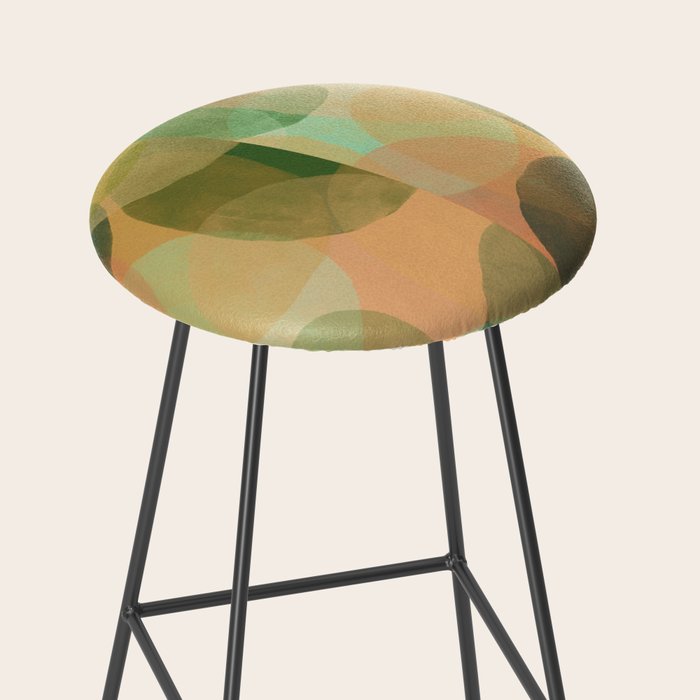 Modern Abstract Art Print - Organic Abstract #10 Stool Gallery Image 2